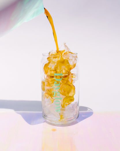 Dayglow Logo Glass Can