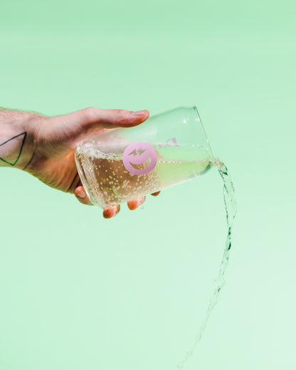 Dayglow Logo Glass Can